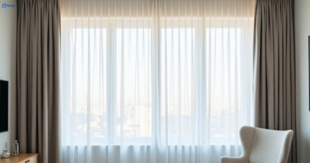 Freshly steam cleaned curtains in chapel-hill QLD